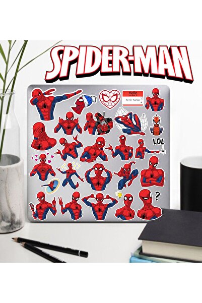 Hediyeni Al Örümcek Adam Seri 2 Sticker Seti | Laptop Ajanda Notebook Tablet ...