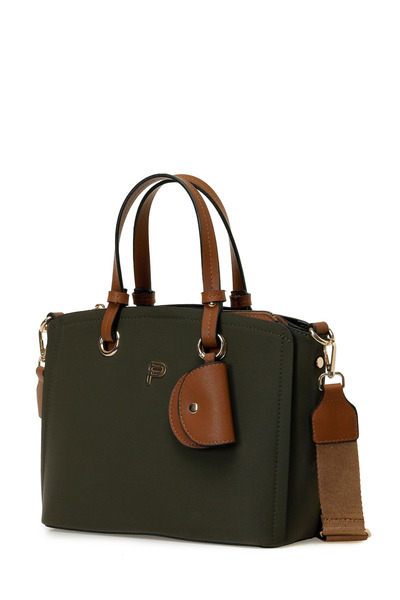 Polaris STN BSC EL 5PR Haki Kadın El Çantası