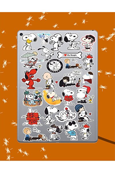 Hediyeni Al مجموعة ملصقات سلسلة سنوبي 2 |   ملصق للكمبيوتر المحمول والدفتر والتابلت والهاتف ودفتر الملاحظات ومجلة البوليت