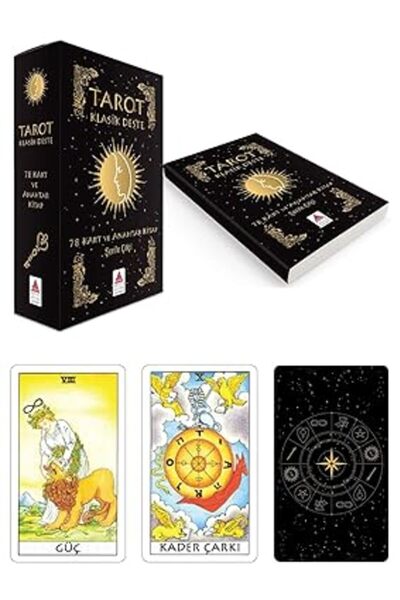 Alfa Yayınları Tarot Klasik Deste - 78 Kart ve Anahtar Kitap