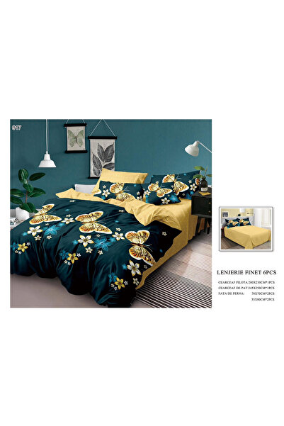 FIONNA.RO Finet Bed Linen 6 Pieces - Golden Butterflies