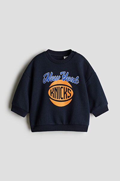 H&M Baskılı Sweatshirt