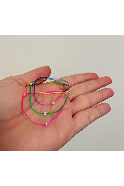 OEM Bracelet with adjustable cord and Swarovski crystal for child - Black