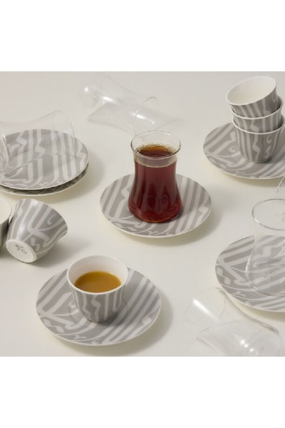 ORIAN Mawal 18 Pieces Tea and Coffee Set