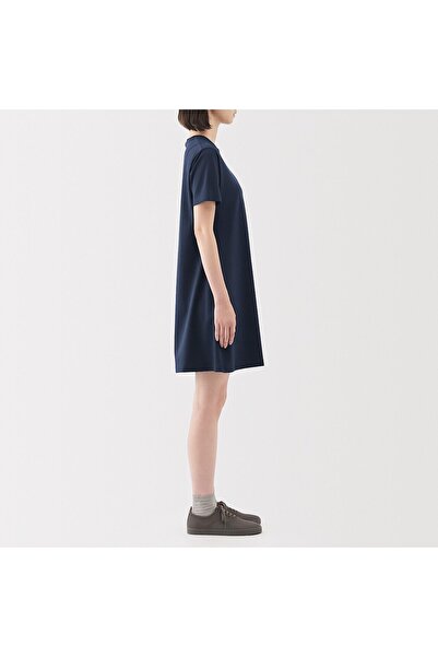 Muji Cool Touch Crew Neck Short Sleeve Dress