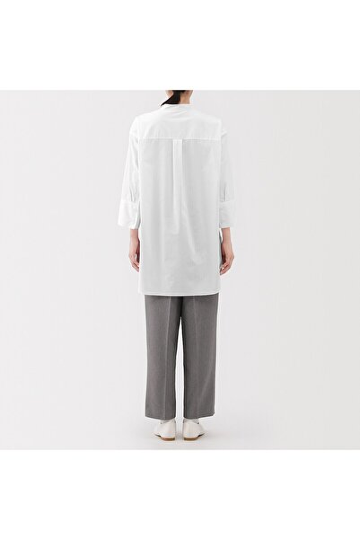 Muji Quick Dry Broadcloth 3/4 Sleeve Shirt Tunic