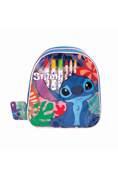 As Комплект за рисуване Stitch с раница, за деца от 3 до 7 години
