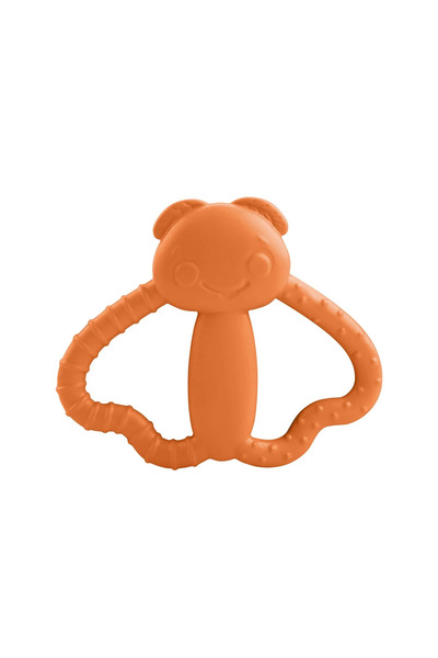 mattel Teething toy for babies, orange beetle, children aged 3 months to 2 years