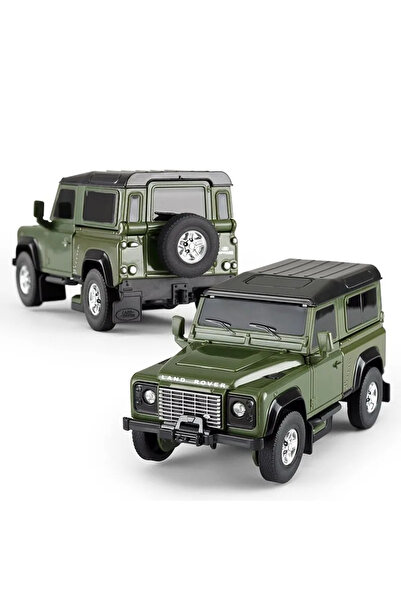 Rastar Land Rover Defender Green Convertible Metal Car with 1 to 32 Scale, Children 3 Years - +15 Years