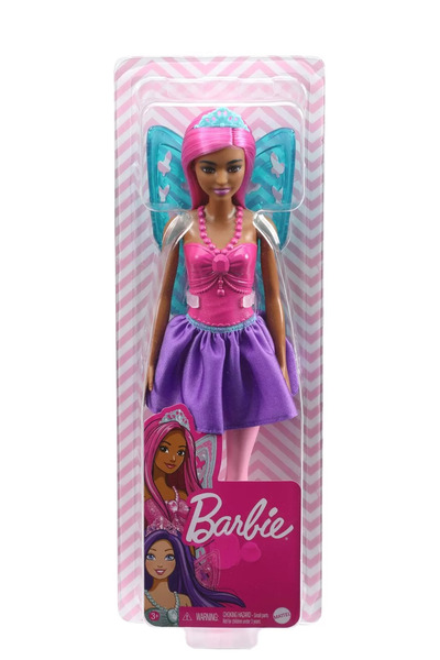 Barbie papusa zana cu par roz, copii varsta 3 ani pana la 10 ani