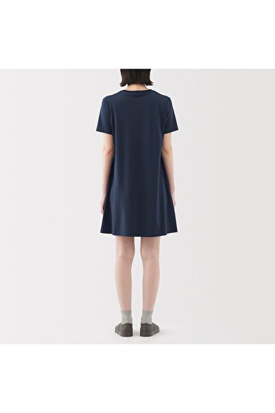 Muji Cool Touch Crew Neck Short Sleeve Dress