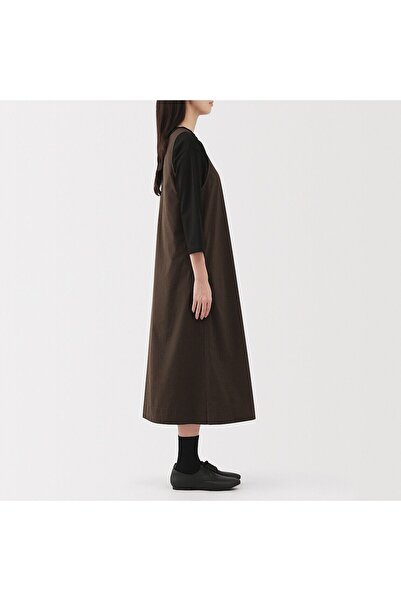 Muji Quick Dry Broadcloth Sleeveless Dress