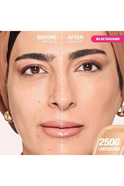 HUDA HB Easy Blur Foundation - Cheesecake 250G, 30ml