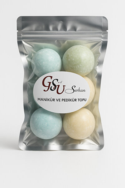 mirenza cosmetic 6-Piece Pedicure Bomb Ball |   Spa and Hairdresser Compatible Colorful Ball Set for Manicure and Foot Care