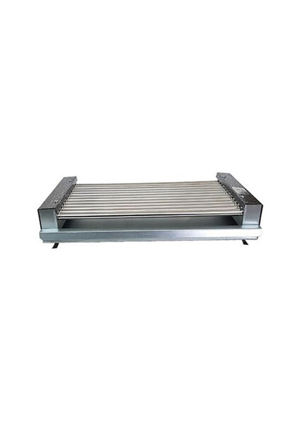 Rubino Electric grill EC 1.6, 1600W, Without lid, Working area 34x24 cm, Gray/Shagreen