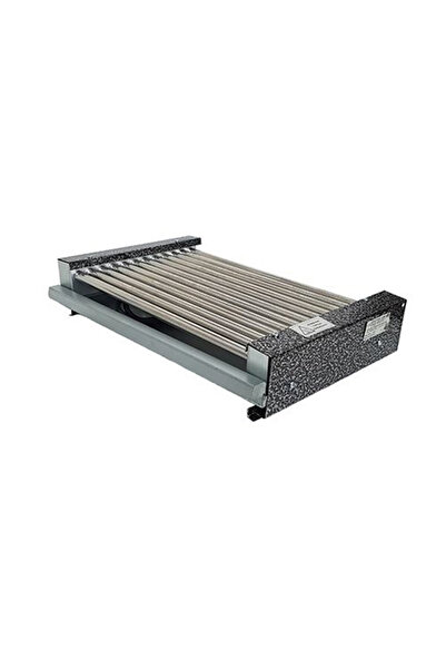 Rubino Electric grill EC 1.6, 1600W, Without lid, Working area 34x24 cm, Gray/Shagreen