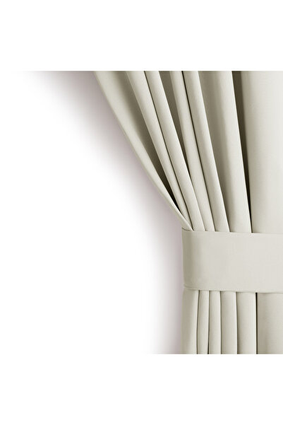 Five Store Blackout curtain with multifunctional drapery, Juliette, 230 g/m2, 200x175 cm, cream, 1 pc