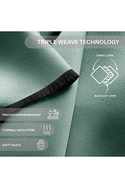 Five Store Blackout curtain with multifunctional drapery, Juliette, 230 g/m2, 140x230 cm, varnished, 1 pc.