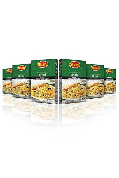 Shan عبوة برياني ماسالا سيفر - لنكهة أصلية (2 × 50 جم) × 6 عبوات