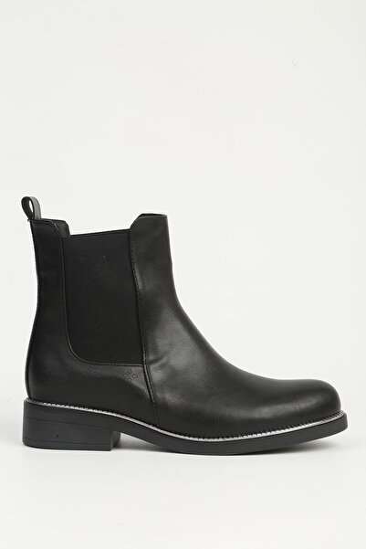 Pierre Cardin Siyah Cilt Bot PC-55086