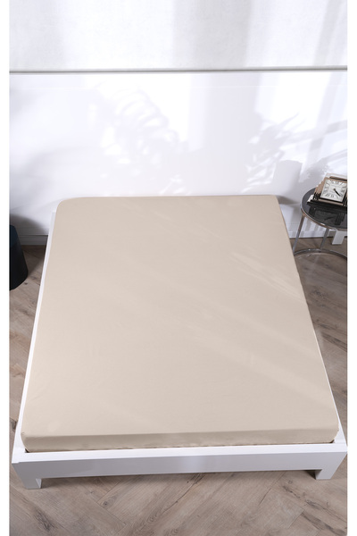 Acacia Σεντόνι ελαστικό βαμβακερό μονό 160x200 cm +30 cm