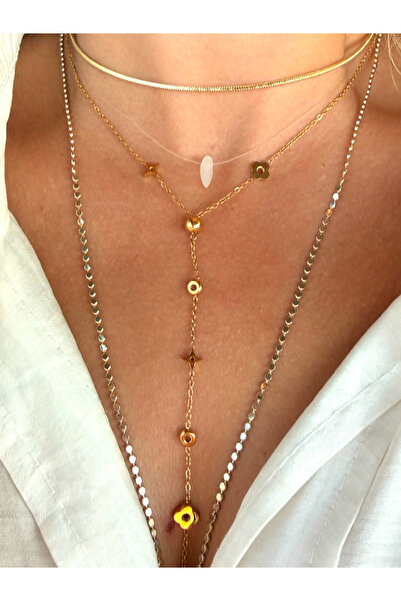 Bo Takı ve Aksesuar قلادة على شكل حرف Y