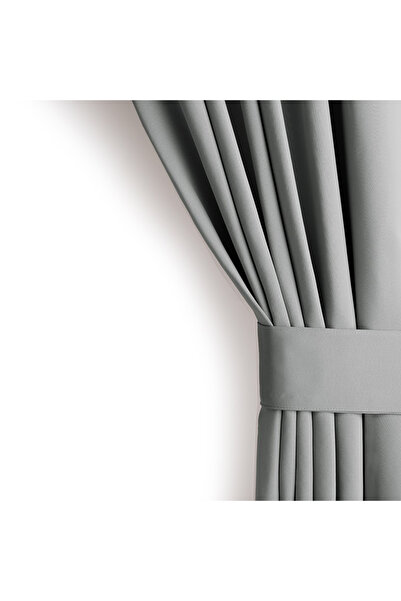 Five Store Blackout curtain with multifunctional drapery, Juliette, 230 g/m2, 200x175 cm, light gray, 1 pc.