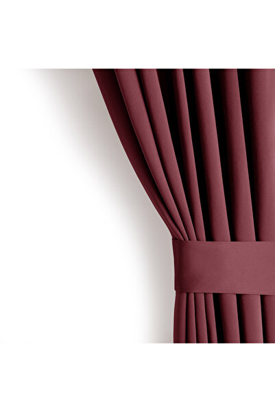 Five Store Blackout curtain with multifunctional drapery, Juliette, 230 g/m2, 200x175 cm, carmine red, 1 pc