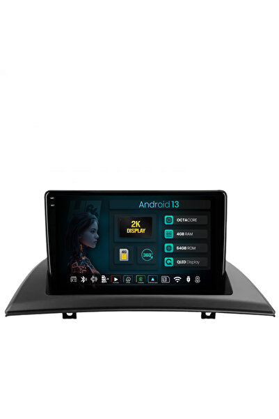 HUB64 Navigatie 2K BMW X3 E83 (2003-2010), 4GB RAM, Octacore, Slot Sim 4G