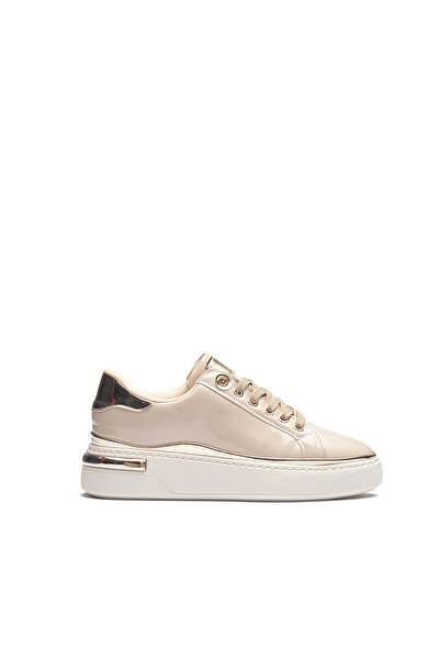 Kadın Günlük Ortopedik Kaymaz Kırılmaz Taban Konforlu Ortopedik Sneakers Spor Ay Bej Rgn