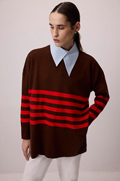 Touché Privé STRIPED KNIT TUNIC