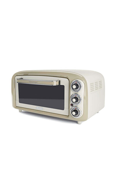 ARIETE Cuptor electric VINTAGE 0979/03, 1380 W, 18 l, 3 moduri, 230 °C, Sticl...