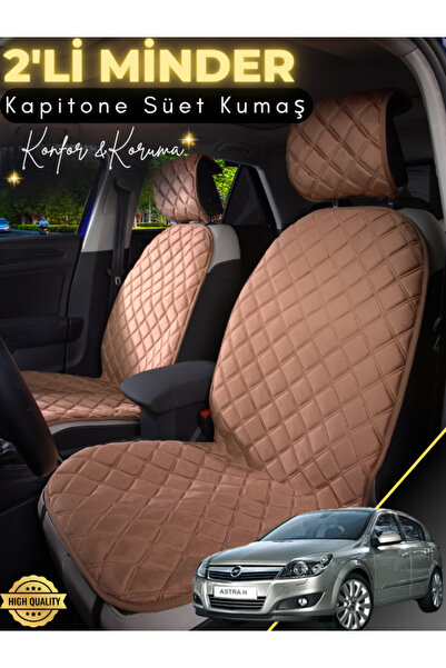 stiloto وسادة مقعد سيارة من الجلد الصناعي متوافقة مع أوبل أسترا إتش، عبوة من ...