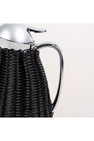 Dallaty Stainless Steel Vf Rattan With Design Of Bamboo Brown 1L