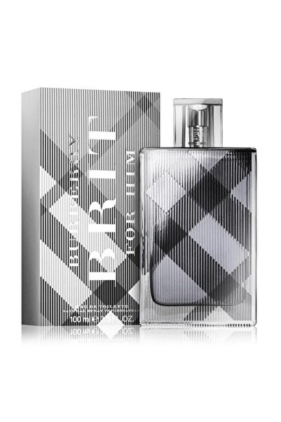 BURBERRY Brit Men Eau De Toilette 100ml – Classic Fresh Woody Fragrance for D...