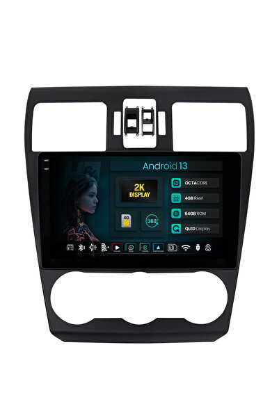 HUB64 Navigatie 2K Subaru Forester (2012-2018), 4GB RAM, Octacore, Slot Sim 4G