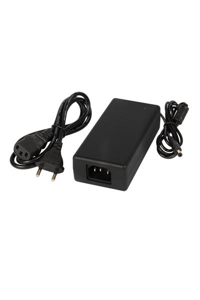 Blow 24V-3A power supply, 72W, with 2.1x5.5mm jack plug, 1.1m and 1.2m power cables, 11943, black
