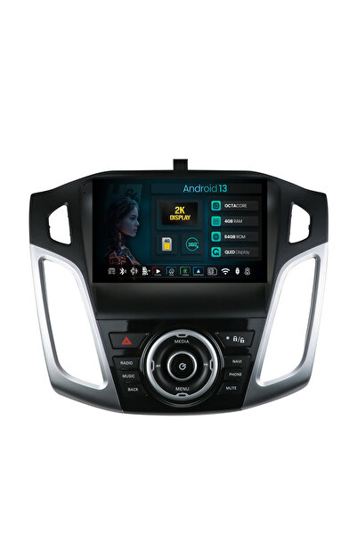 HUB64 Navigatie 2K Ford Focus 3 (2011-2019), 4GB RAM, Octacore, Slot Sim 4G