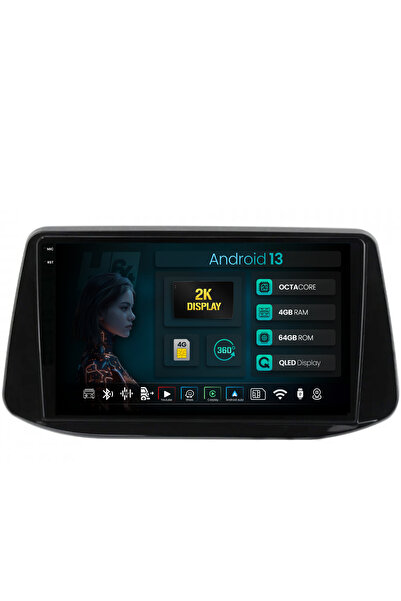 HUB64 Navigatie 2K Hyundai I30 (2017-Prezent), 4GB RAM, Octacore, Slot Sim 4G