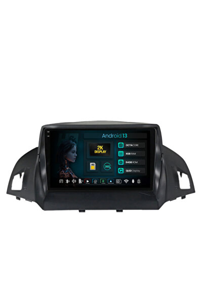 HUB64 Navigatie 2K Ford Kuga / C-Max (2013-2018), 4GB RAM, Octacore, Slot Sim 4G