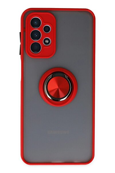 OEM Samsung Galaxy A23 4g Case Montreal Ring Silicone Cover - Red-(5796) - Tnx2430-6323