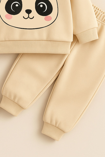 ADABEBEK Premium Panda Printed Bottom and Top Baby Set 24538