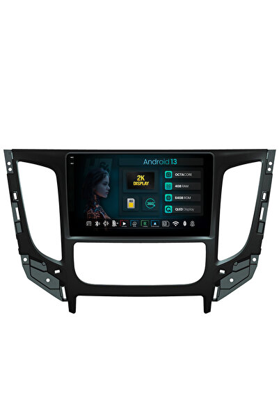 HUB64 Πλοήγηση 2K Mitsubishi L200 (2014-2020), 4GB RAM, Οκταπύρηνος, Θύρα SIM 4G