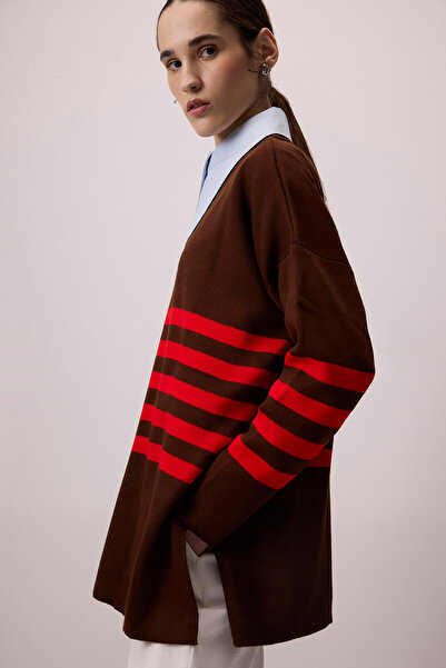 Touché Privé STRIPED KNIT TUNIC