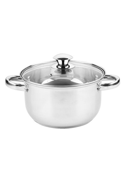 rosberg Cratiță R51210O18, 2,1 l, 18 cm, capac de sticlă cu orificiu de abur, oțel inoxidabil