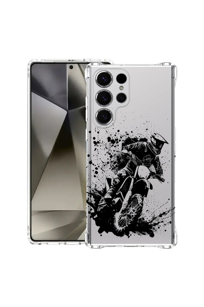 bestcase Αντικραδασμική θήκη πλάτης για Samsung Galaxy S25 Ultra, MotoCross, ...