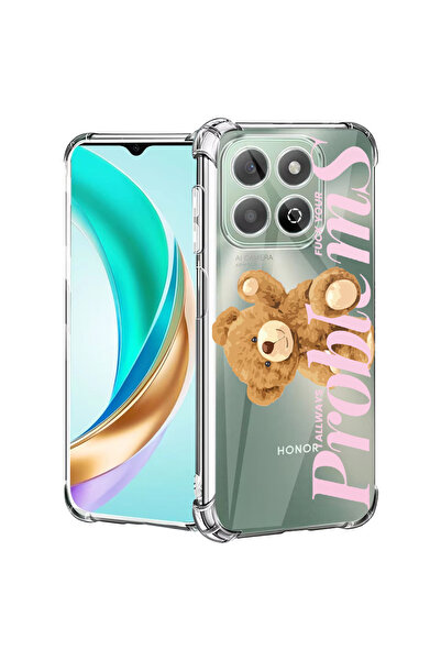 bestcase Carcasă spate antișoc pentru Honor X8C, Teddy Bear - Problemele tale...