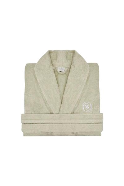 Vakko Cotton Bathrobe Beige M400339495