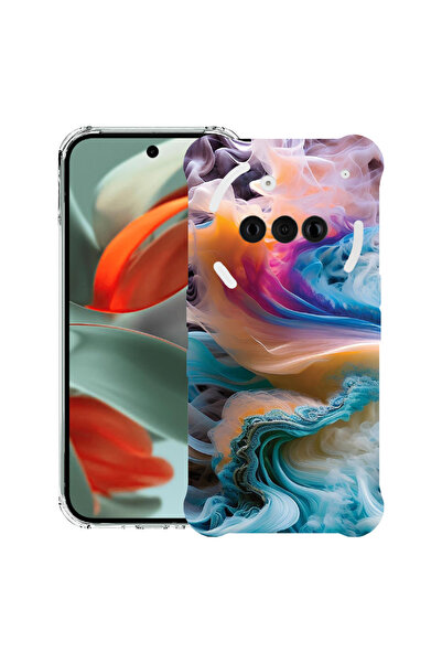 bestcase Carcasă spate antișoc pentru telefonul Nothing (3a), culori lichide,...