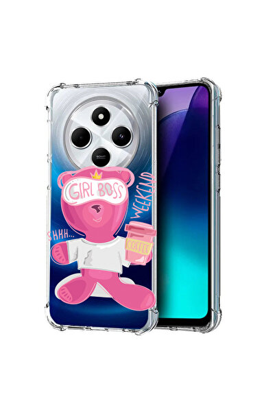 bestcase Carcasă spate antișoc pentru Poco C75 / Redmi 14C / A4, Teddy Bear -...